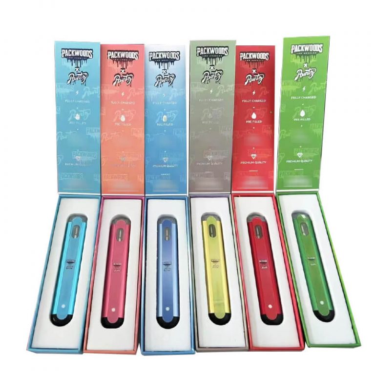 Packwoods X Runtz Disposable Kit 350mah Rikarikabbli 2ml Pinna Vape vojta (3)